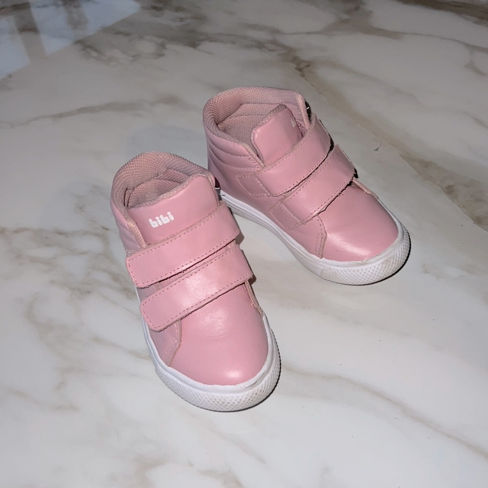 Pink high top sneakers size 22 EU